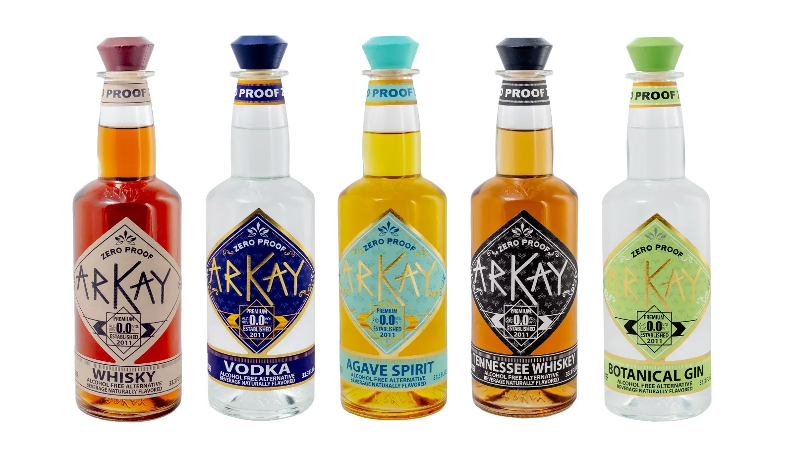 The ARKAY collection of zero-proof spirit alternatives