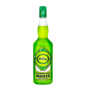 mojito-1.png Deal 12 Bottles Arkay Version of Zero Proof Mojito Flavoured 33.3 FL OZ / 1 Liter