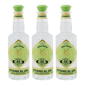 3botanical Deal 24 Bottles Arkay Zero Proof Botanical Gin Alternative 33.3 FL OZ / 1 Liter