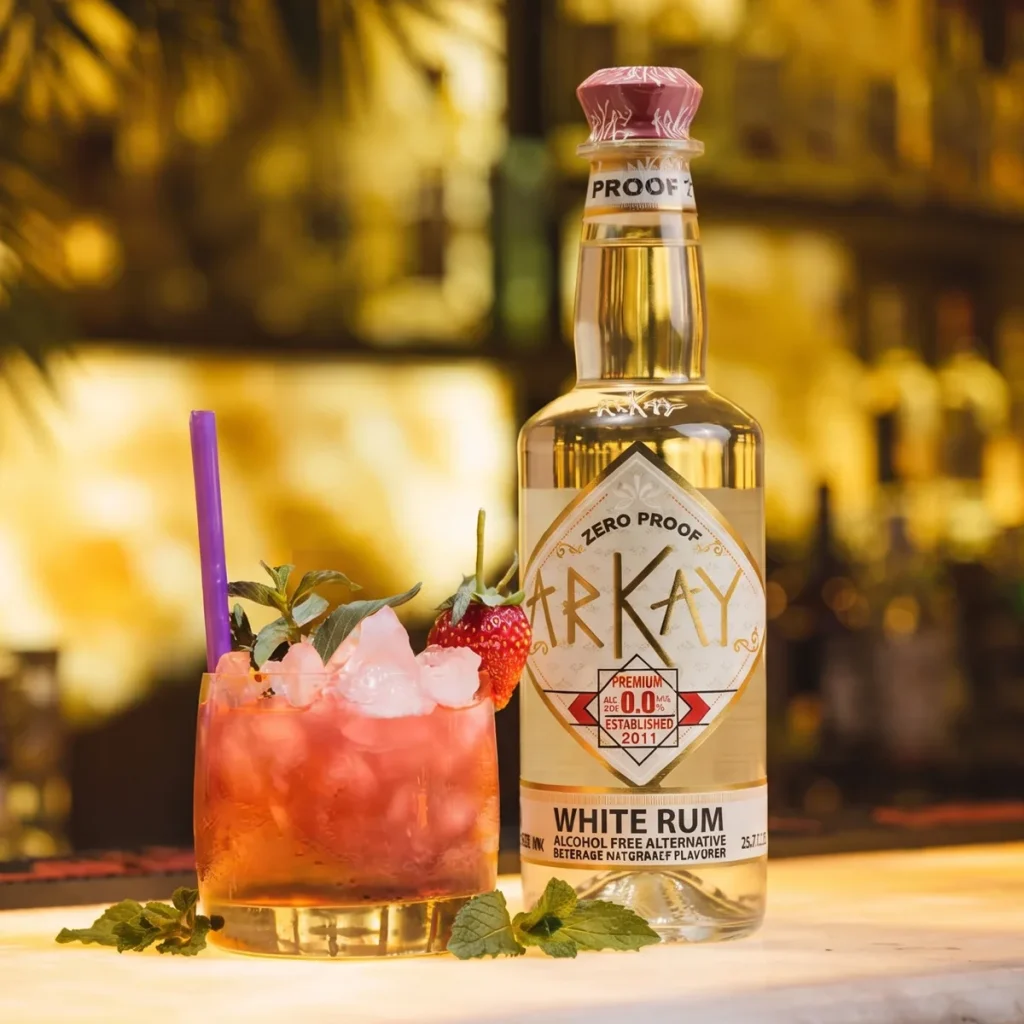 Caipirinha Fresa mocktail