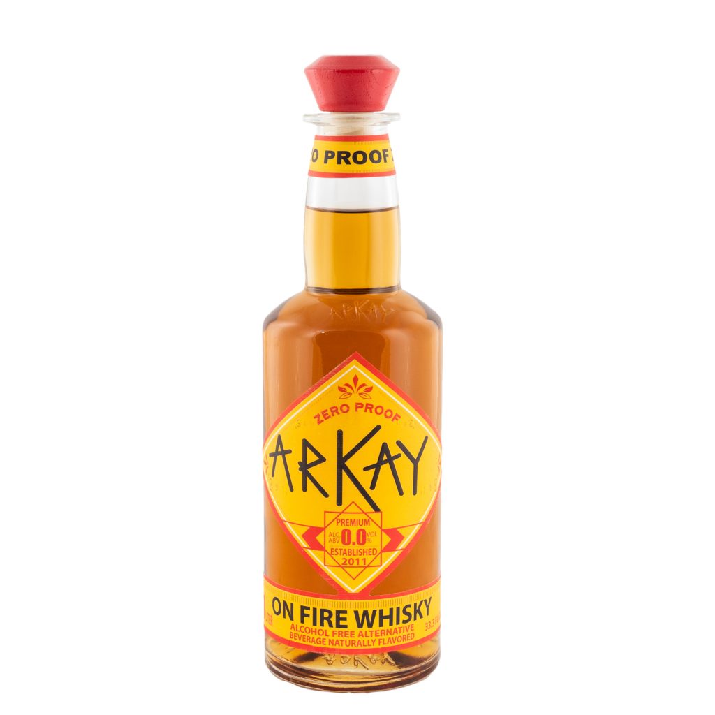 ARKAY On Fire Whiskey Alternative, 1 liter bottle